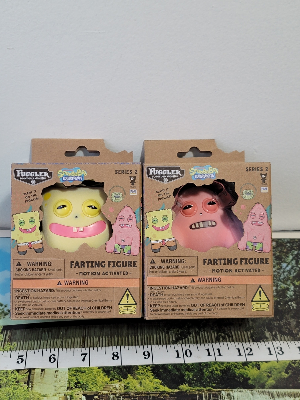 Fuggler Series 2 Kids Stuffed Farting Figure - Yellow & Pink